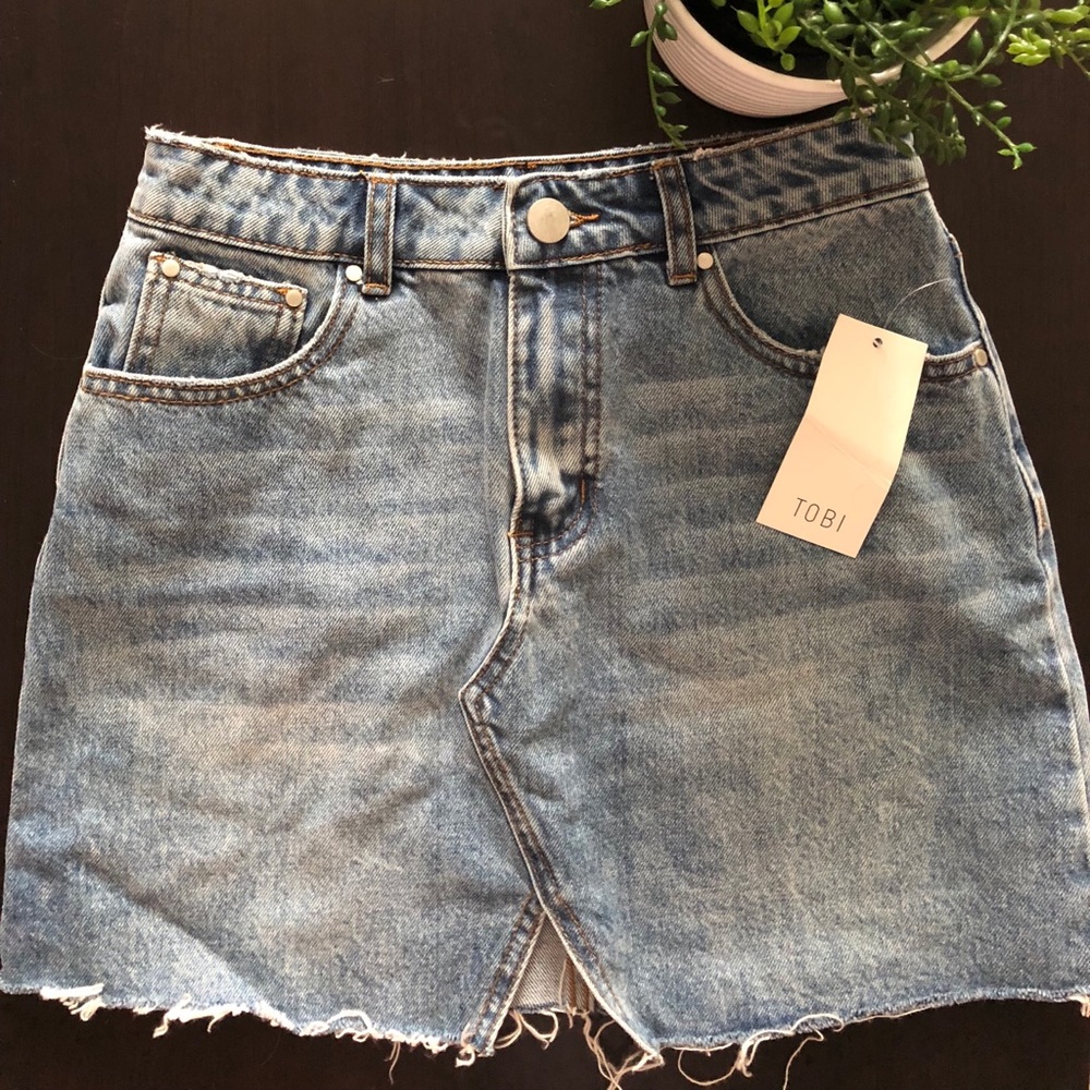 TOBI jean skirt